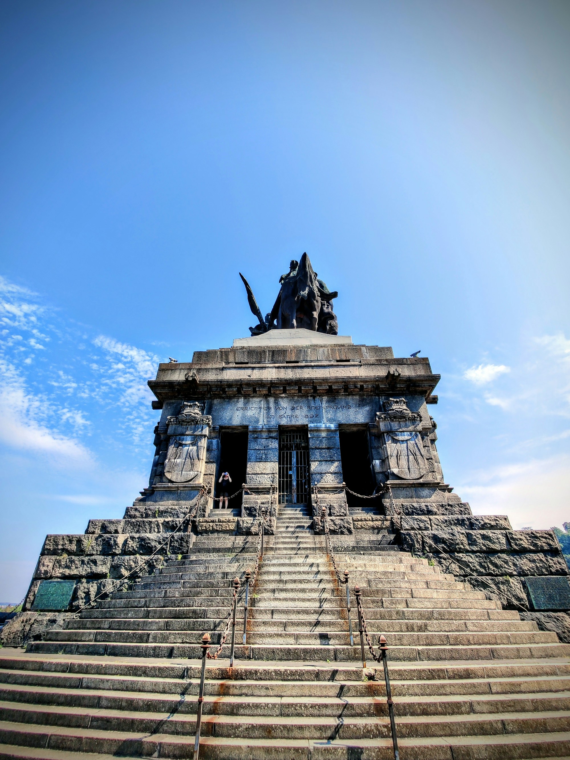 Koblenz — the Deutsches Eck monument